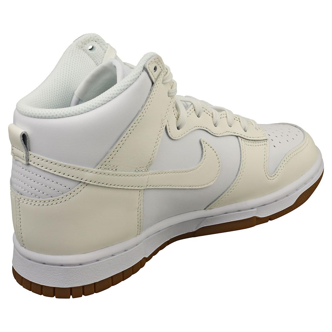 Nike Zapatillas altas para mujer, Blanco/Sail-gum Med Brown, 43 EU