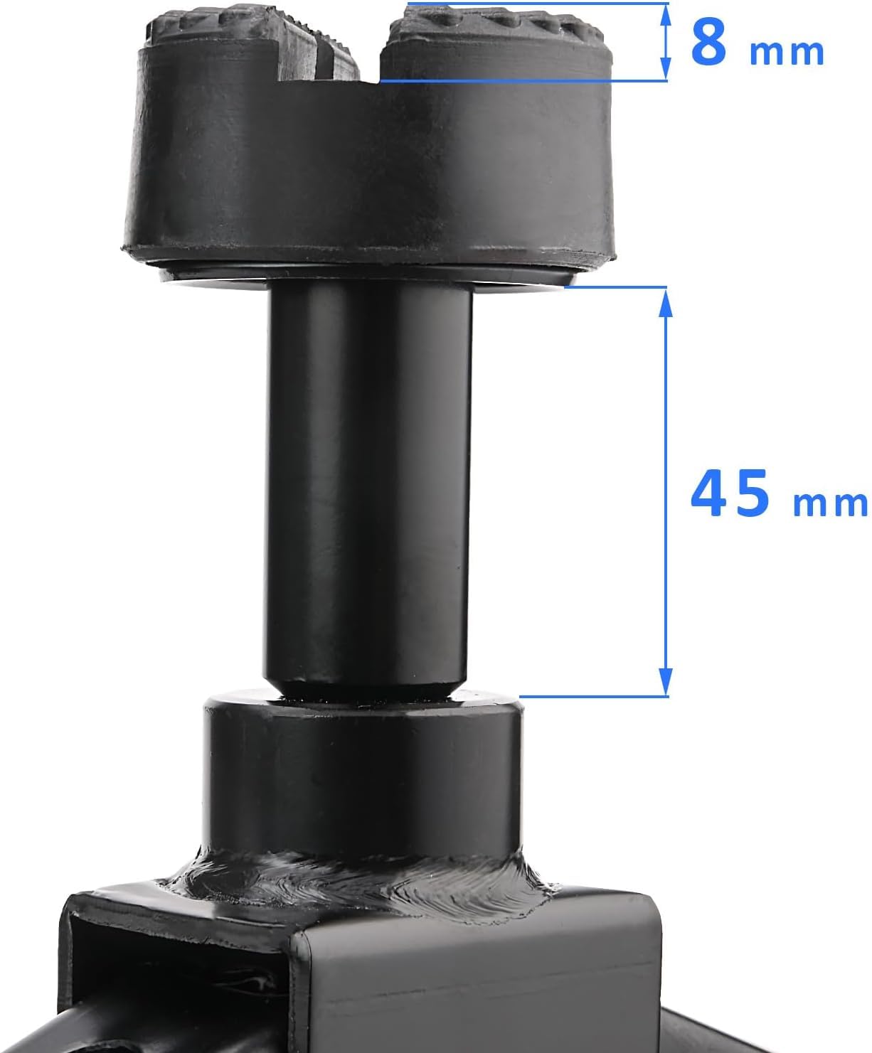 Verda Cric da 2000 kg, 104-425 mm, chiave per dadi + chiave a cricchetto + custodia, cric per auto, piastra in acciaio ingrandita, cric portatile per auto SUV MPV (SN4570)
