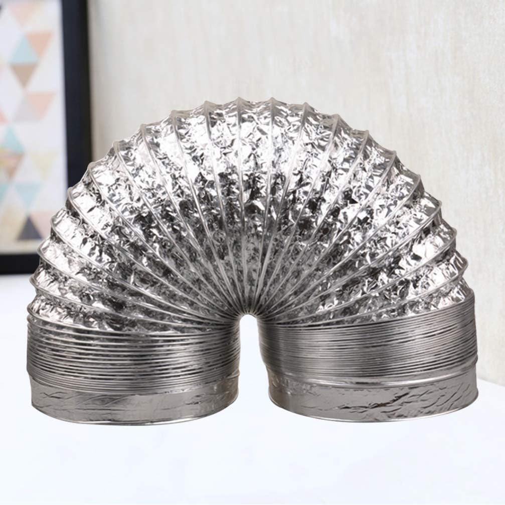 DOITOOL 7 Inch Dryer Vent Hose Aluminum Flexible Ducting, Duct Hose for Heating, Ventilation and Air Conditioning