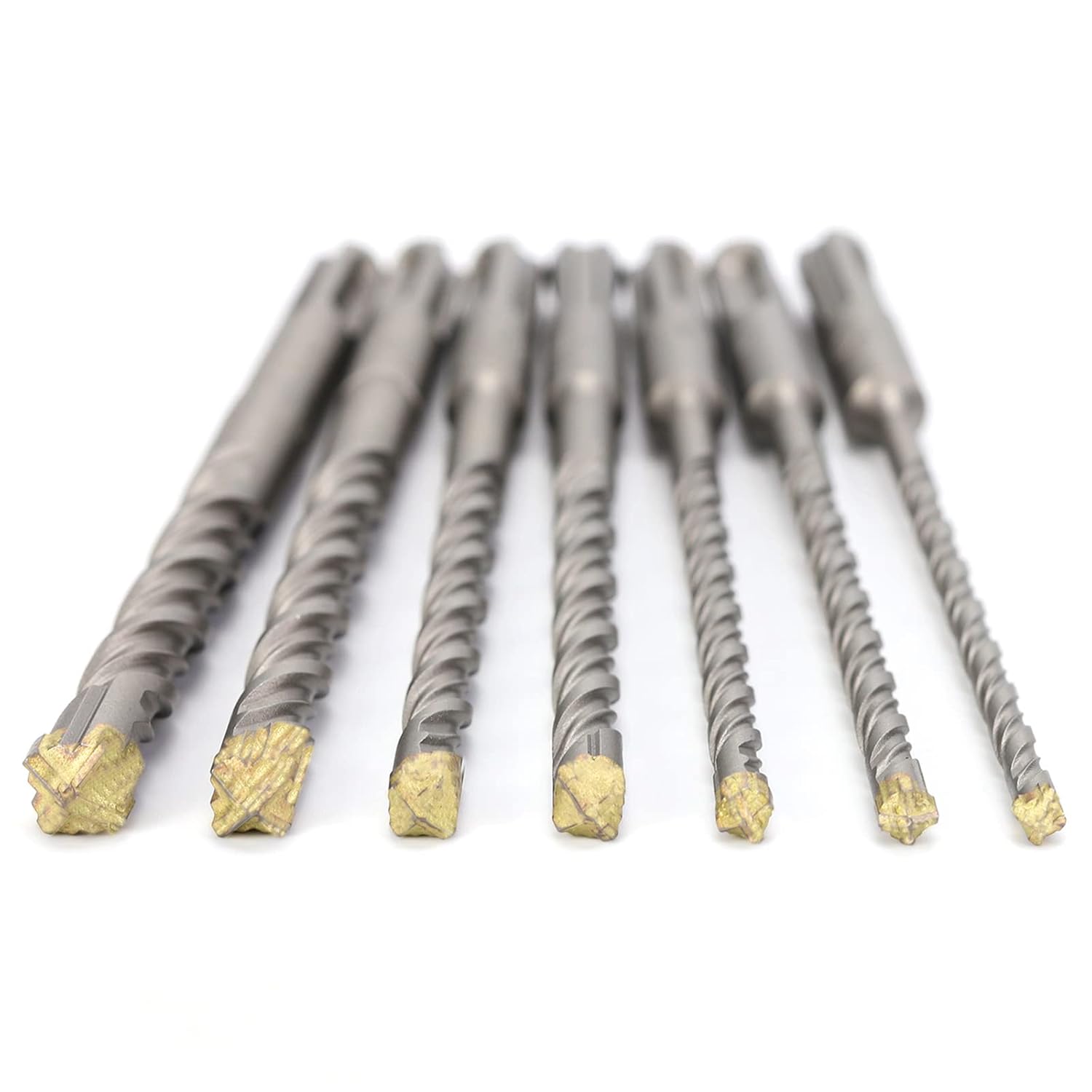 SDS Drill Bit Set, Firecore SDS Plus Concrete Drill Set 7 Pieces(5mm