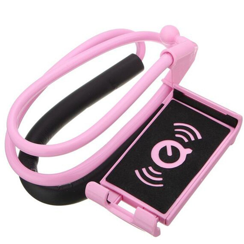 Support Téléphone Bras Long 360° Flexible – Col De Cygne Réglable, Fixation Stable Pour Lit, Bureau, Cuisine, Voiture (Noir)