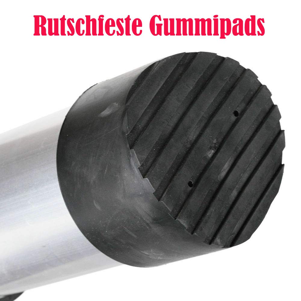 3.8 Meter Teleskopleiter Aluminium - EN131 Zertifiziert Bis 150kg