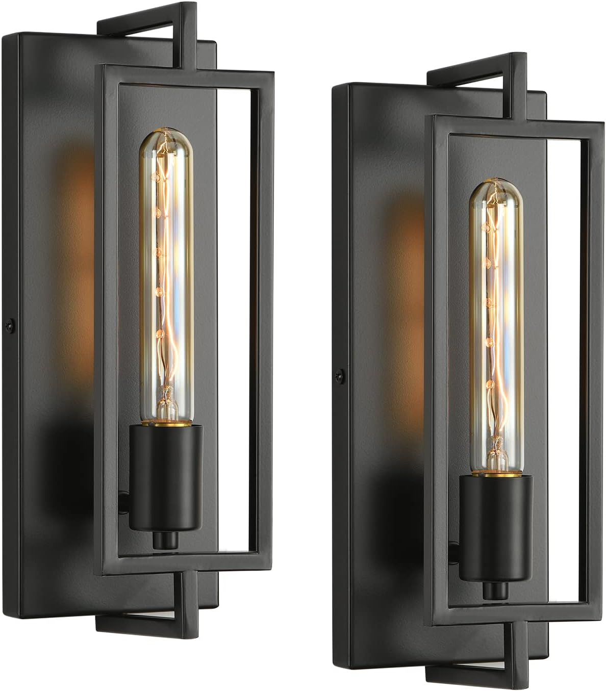 Rustic Wall Light Fixtures, Oil Rubbed Bronze Finish Indoor Vintage Wall Light Wall Sconce