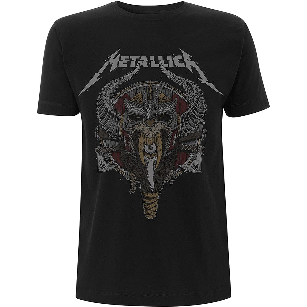 Metallica Viking Official Tee T-Shirt Mens Unisex (XX-Large) Black