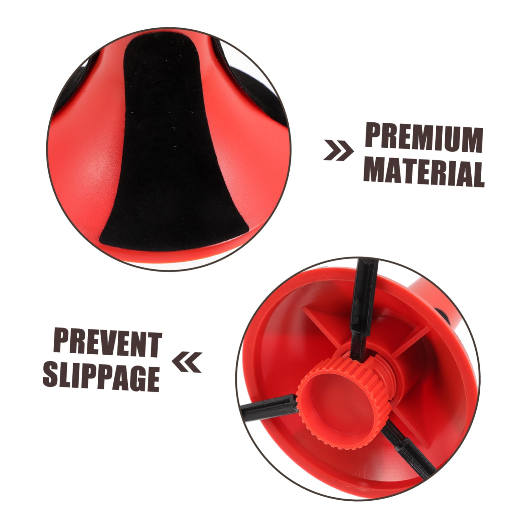Toyvian 3pezzi Supporto Portatile Per Clarinetto Con Design Tre Piedi Stabile e Rimovibile Per Strumenti Fiato