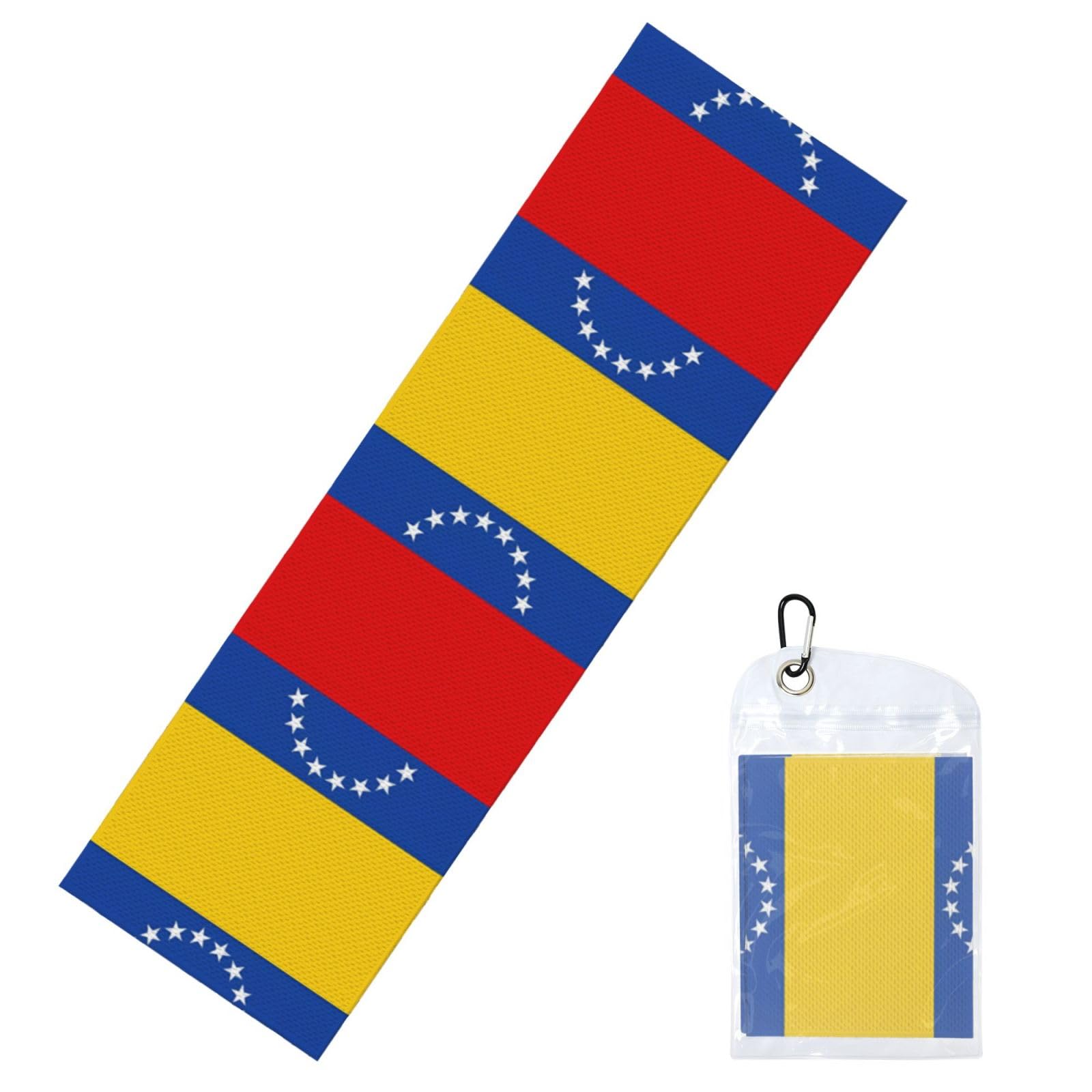 DUYIOKH Flag of Venezuela Print Cooling Towel, Portable Towel for Gym Workout Golf Beach World Cup Sports Hot Weather