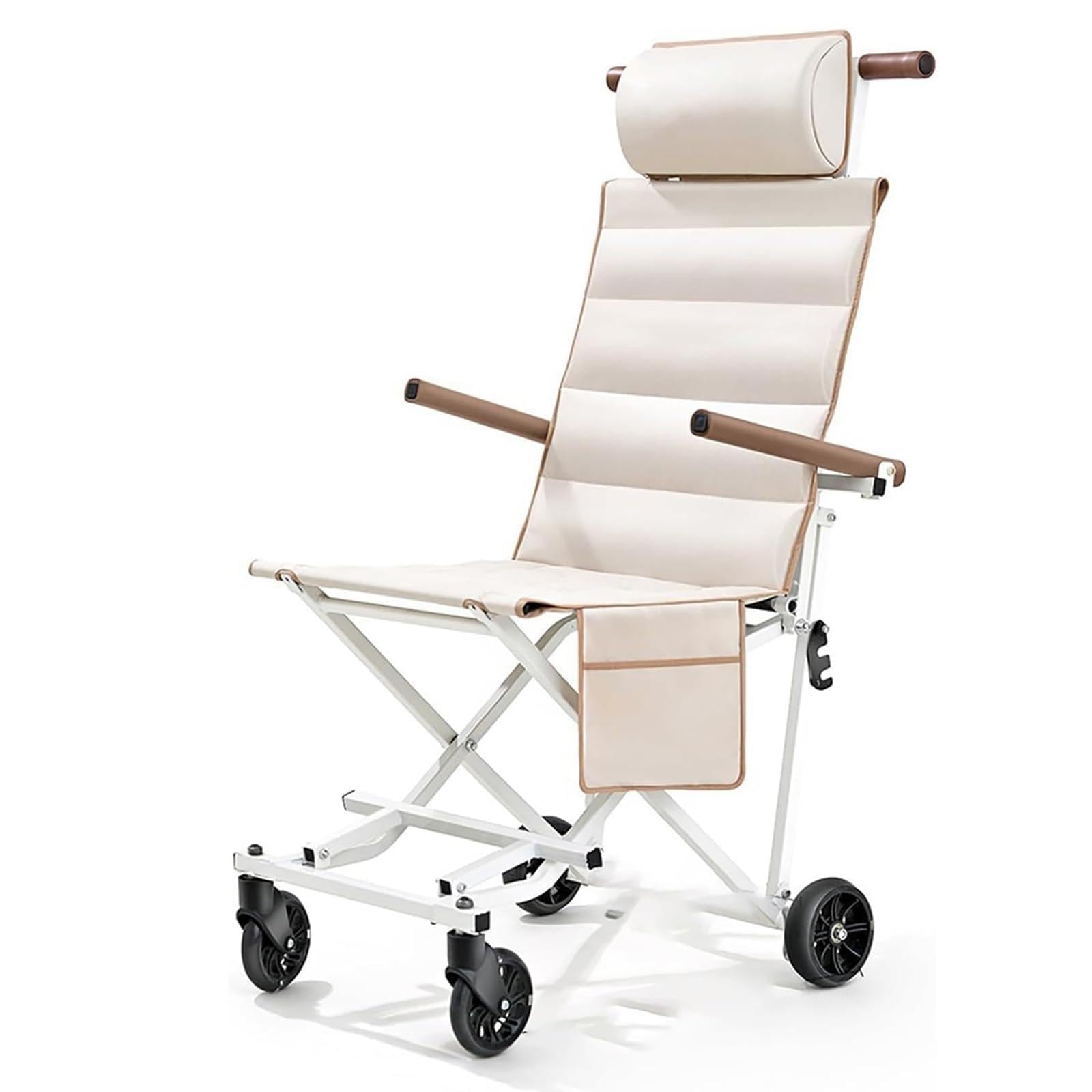 Sedia A Rotelle Pieghevole Leggera,da Viaggio,Ausilio per La Mobilità Leggero E Portatile,Sedia Leggera Adulti,Ideale Viaggi Uso Quotidiano,capacità di Carico Fino 100kg(D)