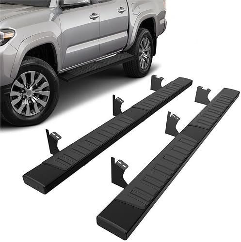 Miniatura 1 de Estribos laterales de aluminio, escalones laterales de camión Nerf Bars L+R para 200720082009201020112012201320142015201620172018201920202021 Tundra