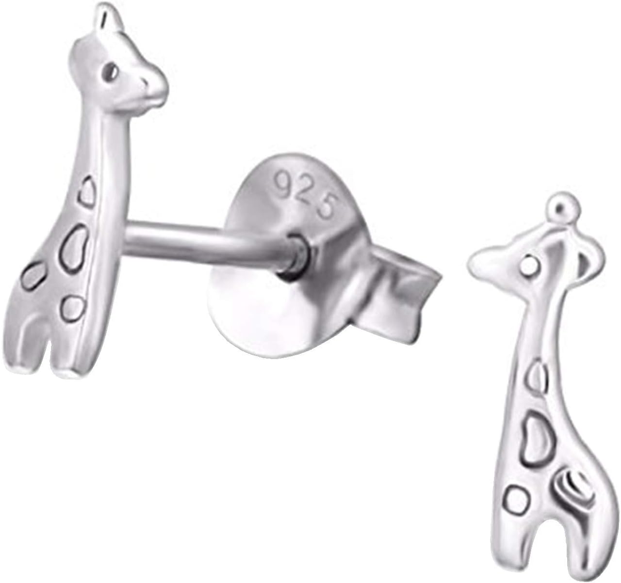 Katy Craig Tiny Giraffe Earrings Gift - Sterling Silver - Exclusive to Ltd
