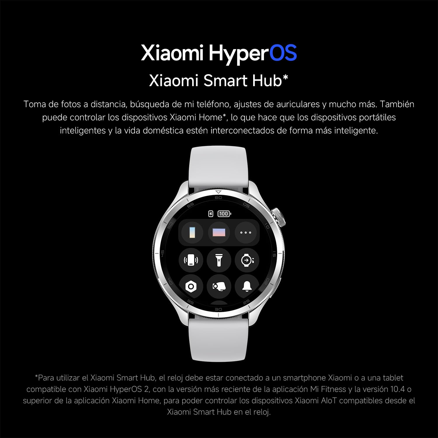 XIAOMI Watch S4, Versión Bluetooth, Modo Deportivo Profesional avanzado, Bisel de Cambio rápido 2.0, Pantalla AMOLED 1.43 Pulgadas Circular, Monitor Frecuencia Cardíaca y Sueño, Negro