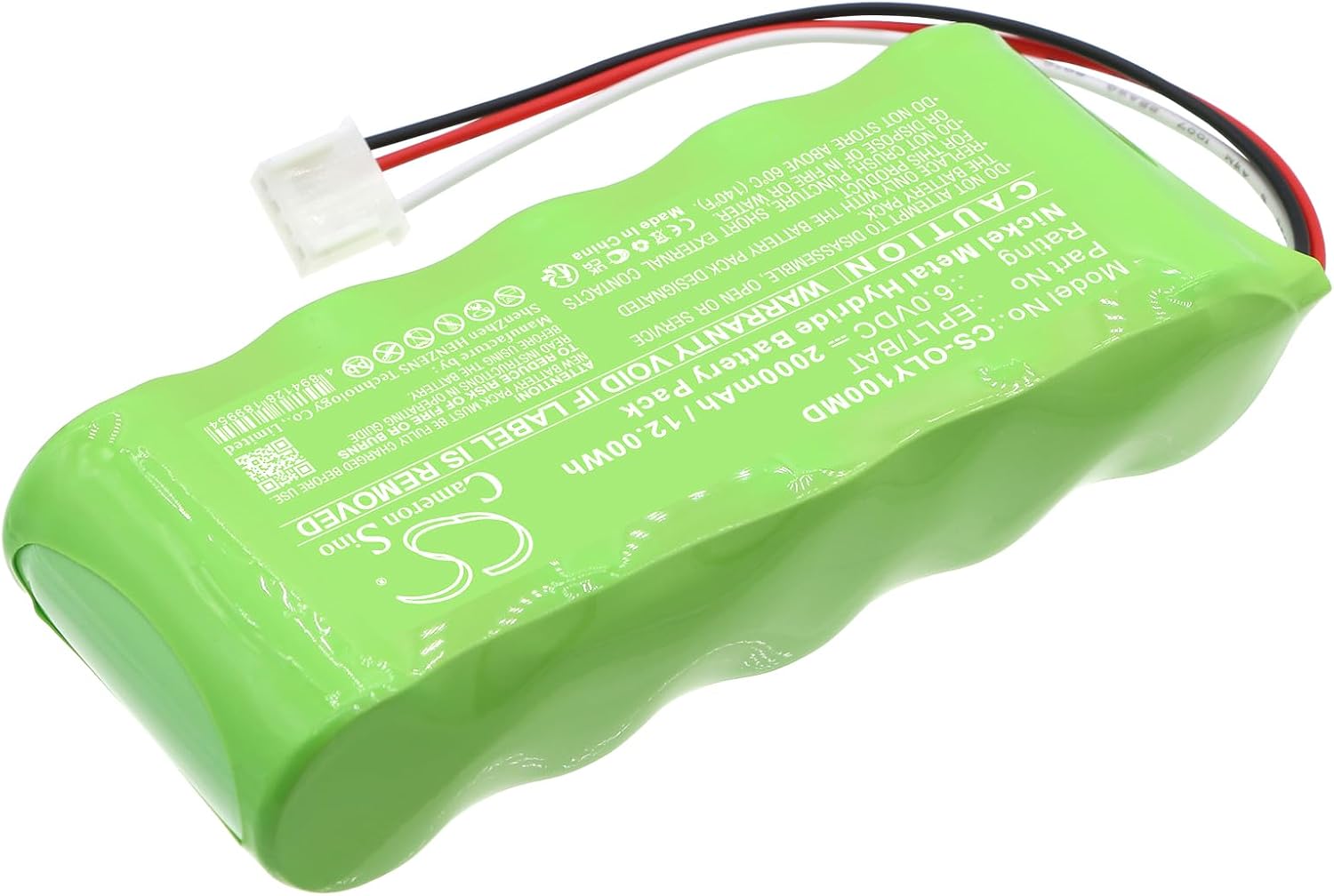 Cameron Sino New 2000mAh Replacement Battery for EPOCH LT Ultrasonic Flaw Detec