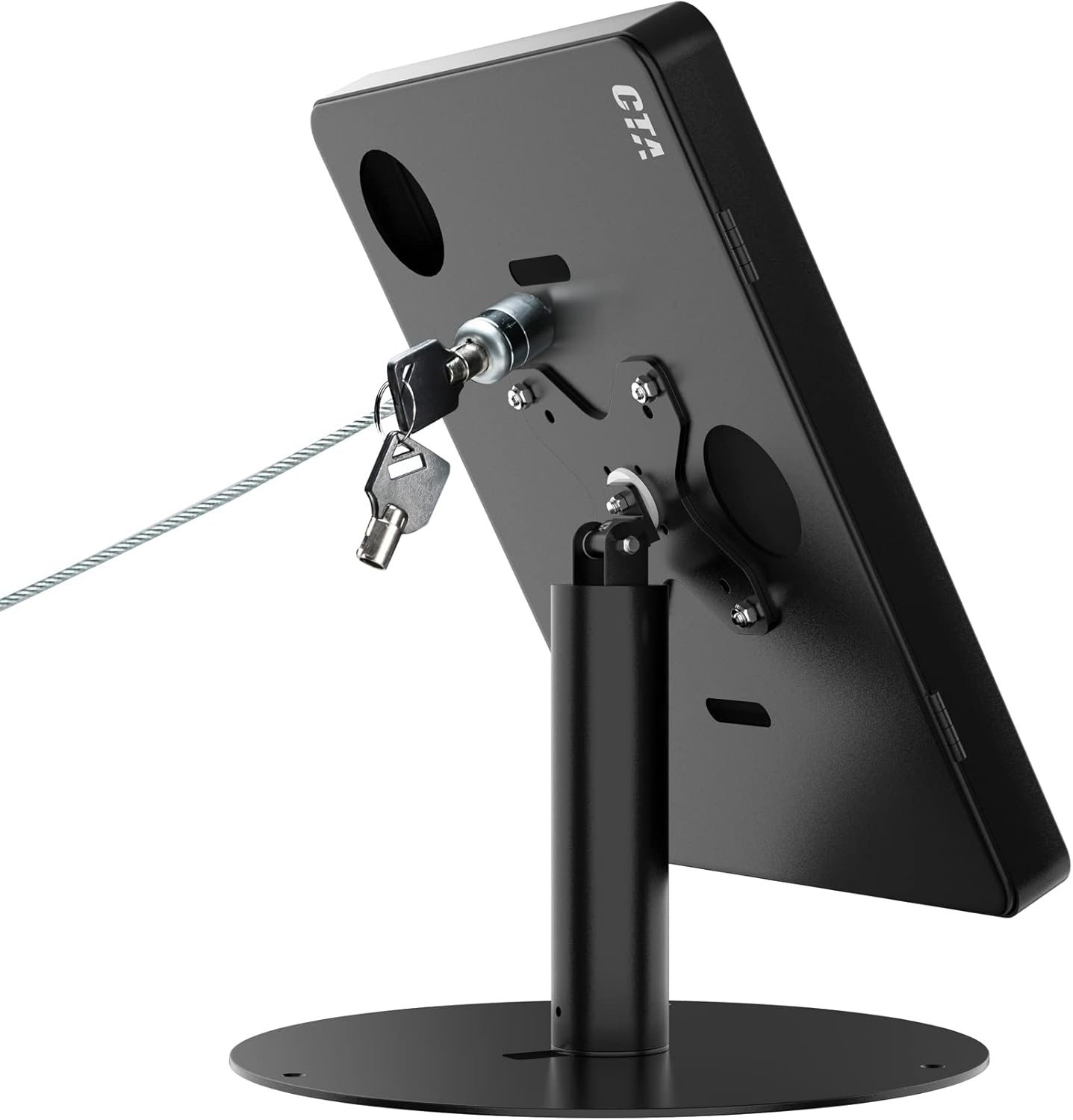 Suреr Chеар 🛒 Hyperflex Kiosk Stand – CTA Secure Kiosk Stand for Tablets with Heavy-Duty Locking Enclosure for iPad 7th/ 8th/ 9th Gen 10.2, iPad Pro11, Surface Go, Galaxy Tab S5E, & More (PAD-HSKSB) – Black 🛒 Crаzу Dеаlѕ Hyperflex Kiosk Stand – CTA Secure Kiosk Stand for Tablets with Heavy-Duty Locking Enclosure for iPad 7th/ 8th/ 9th Gen 10.2, iPad Pro11, Surface Go, Galaxy Tab S5E, & More (PAD-HSKSB) – Black