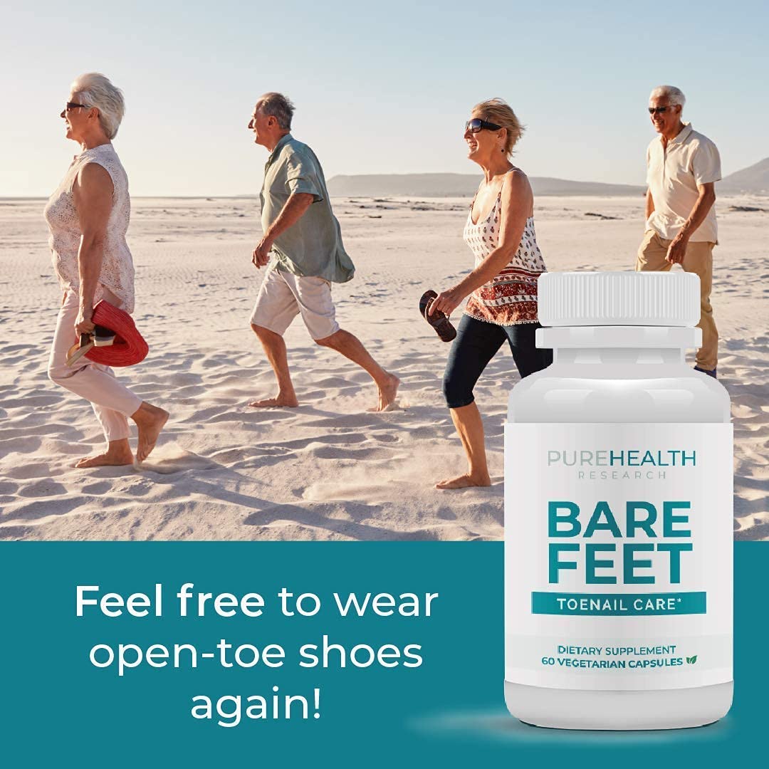 Bare Feet Toenail Care Formula By PureHealth Research, Natural Formula