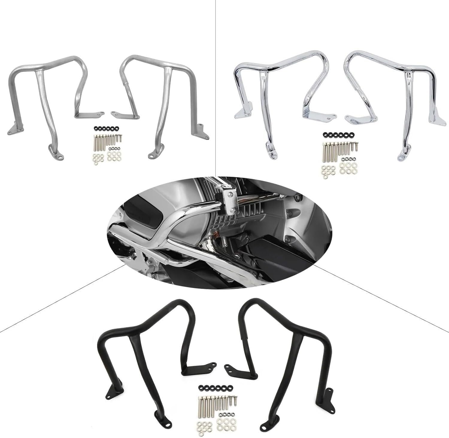 ハイウェイクラッシュバー 用のBMW R1250RT R 1250 RT R1250 2019-2023用オートバイクラッシュバー用