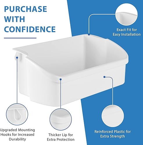 Miniatura 3 de Actualizado Lifetime Appliance 240324501 - Estante para puerta compatible con Frigidaire, Kenmore, Refrigerador Electrolux