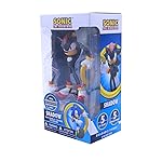 Just Toys LLC-Buildable Sonic The Hedgehog [Shadow] Figure Series 1  4 Collectible Toy, Interchangeable Arms & Accessories, Ages 6+ (Knuckles, Sonic, Knuckles, Amy Rose, and Shadow)