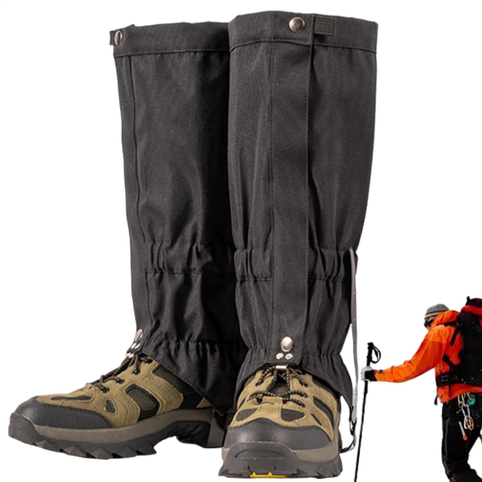 Ghette per scarpe – Ghette regolabili per scarpe da neve, ghette impermeabili per stivali, escursionismo, escursionismo, escursionismo, lavoro