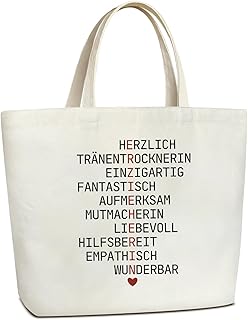 Bolsa de lona grande de algodón, bolsa de la compra, bolsa de tela, bolso de la compra, bolso de mano, regalos para mamá, ...