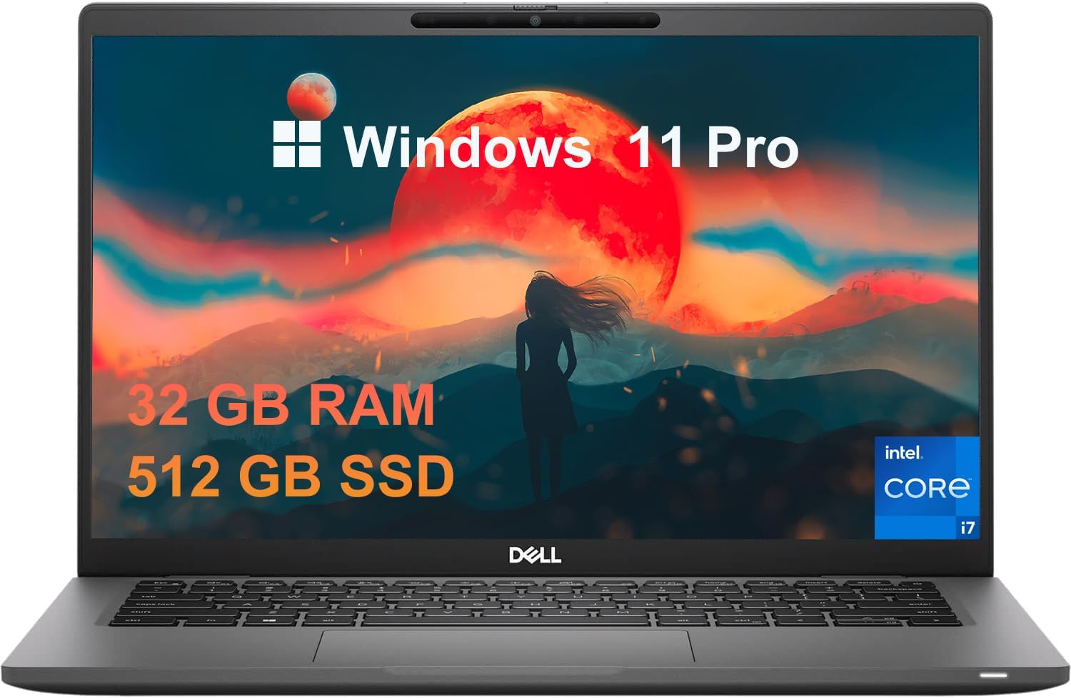 Dell Latitude 7420 Business Laptop, 14" FHD(1920x1080), Core i7-1185G7, 32GB RAM, 512GB SSD, Backlit Keyboard, WiFi, Bluetooth, Windows 11 Pro(Renewed)