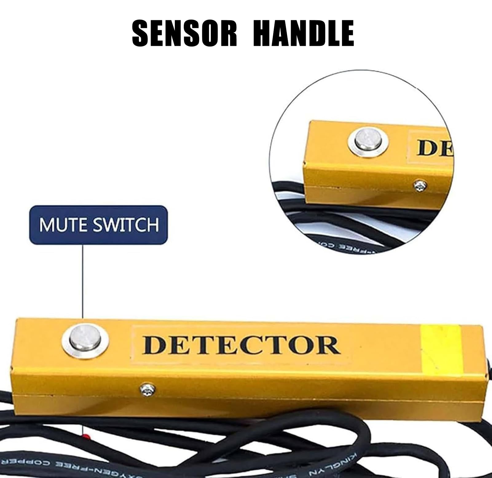 Detector de Fugas de Agua subterránea F999L con Auriculares, Sensor de geófono de Fugas de Agua, con Frecuencia Ajustable de 4 Niveles, para Pisos, Paredes