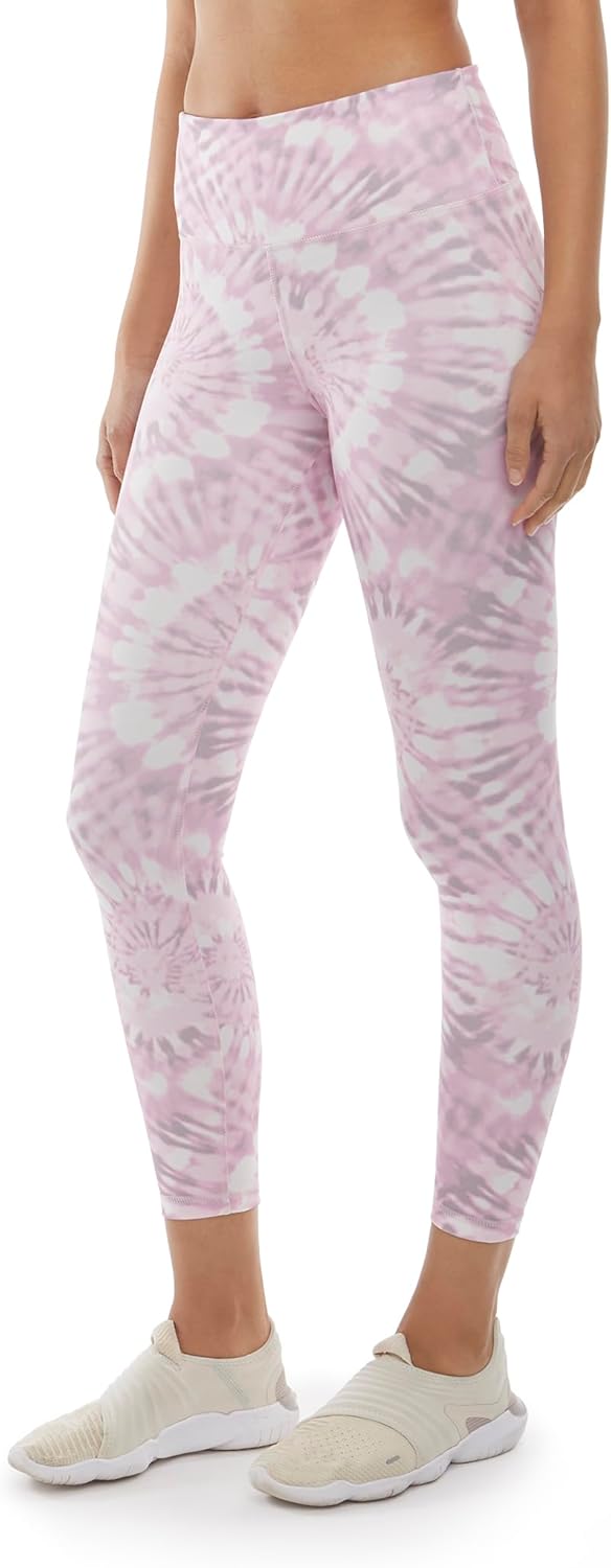 Danskin Women's Ice Dye Printed 7/8 Legging