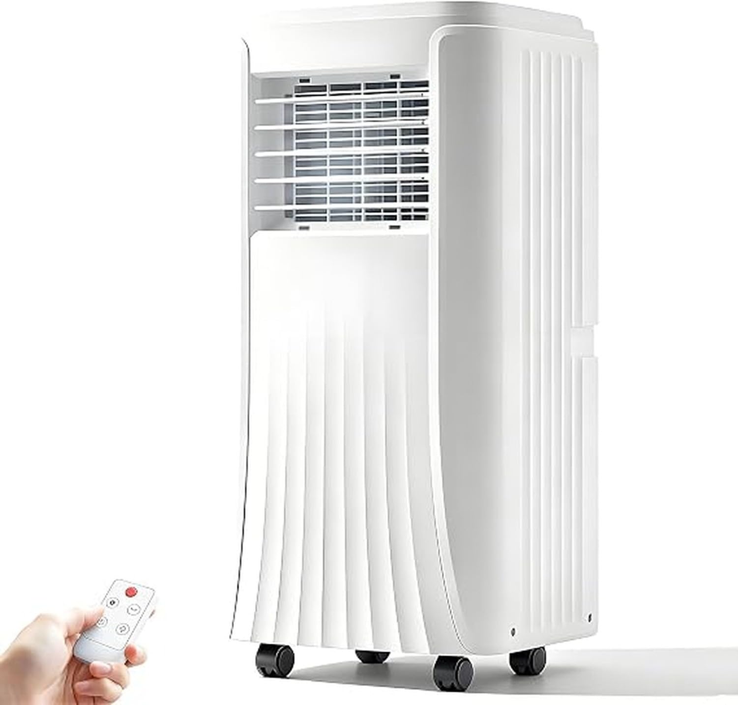 Przenośny klimatyzator 4w1 18000 BTU do mieszkania i pokoju studenckiego, cichy na kółkach, chłodzenie i wentylacja, urządzenie przenośne na stopy, do pojazdów, 9000BTU, 9000BTU