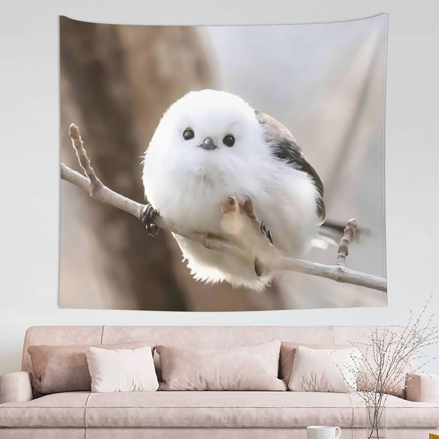 シマエナガ　押絵、タペストリー、年中飾り「お誘い」チ6 シマエナガ 押絵、タペストリー、年中飾り「お誘い」チ6 Amazon