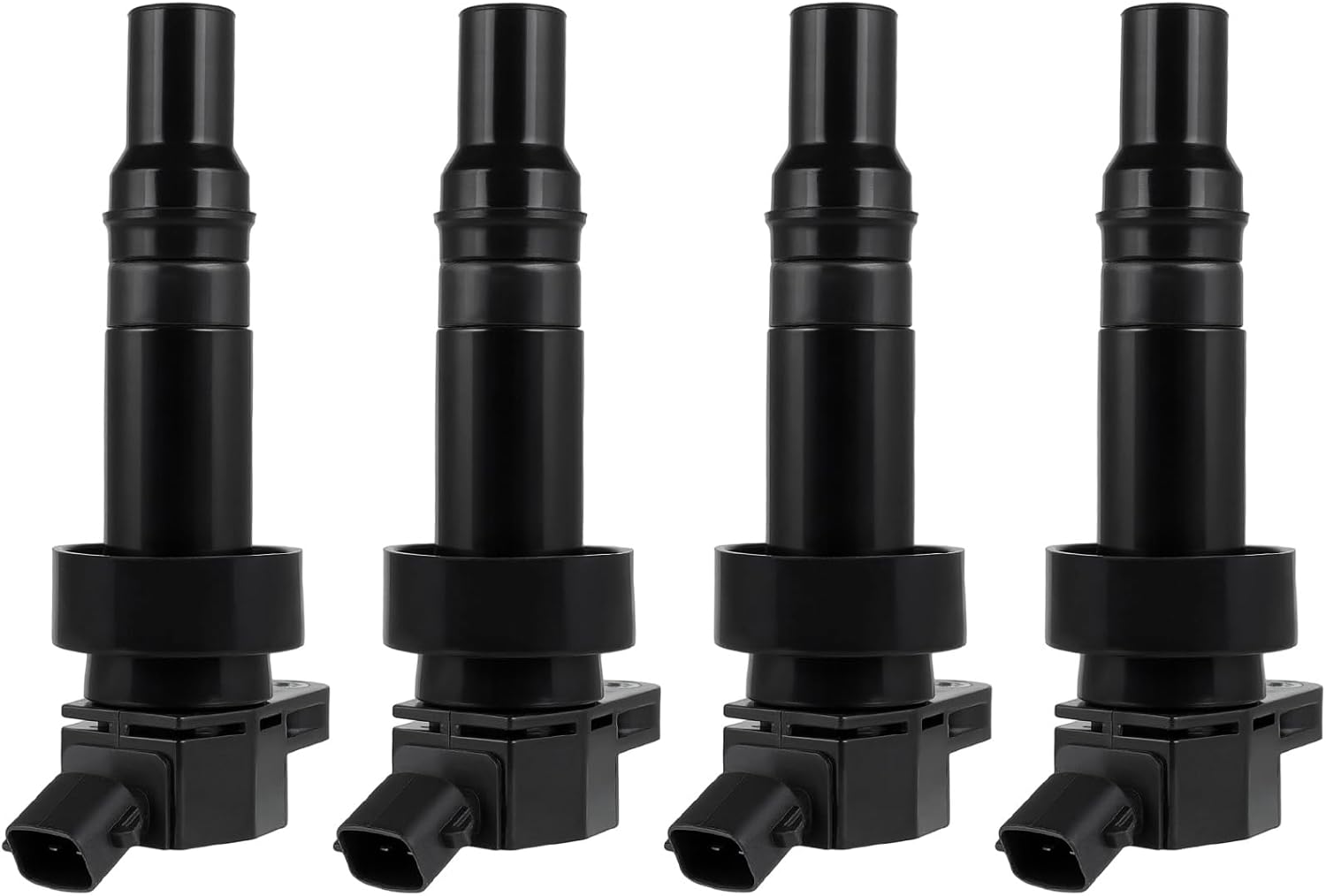 OCPTY Suitable 2014-2016 for Kia Forte5 1.6L/L4,2013-2015 for Hyundai Veloster 1.6L/L4 Automotive Replacement Ignition Coils 2-Pins #UF707 (Set of 4 Ignition Coils)