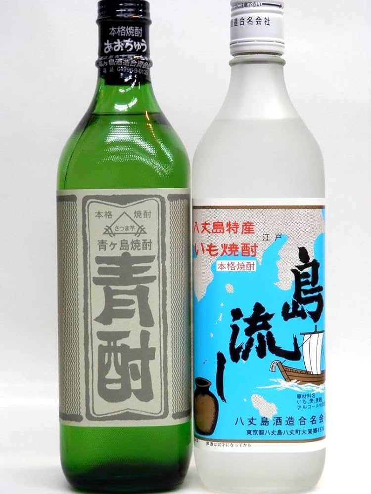 大人気！青ヶ島　青酎　青ヶ島酒造合資会社　2本セット　送料無料！ Amazon.co.jp: 青酎＆島流し 700ml×2本セット 青ヶ島酒造