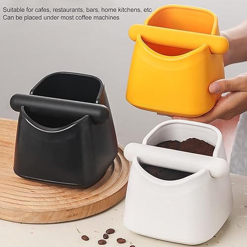 Miniatura 7 de TOPINCN Knock Box para café expreso, caja de café expreso, caja de café molido, caja de Knock Box pequeño con cubo extraíble para café molido