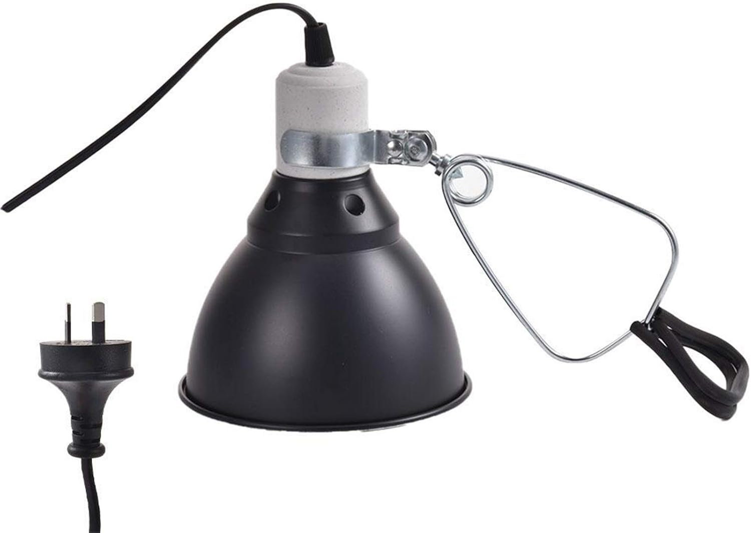 ペット暖房装置 UVB暖房ライト爬虫類ヒーターランプは、ペットの電球ホルダーランプシェード投光器ランプカバーをスタンド 動物の生活環