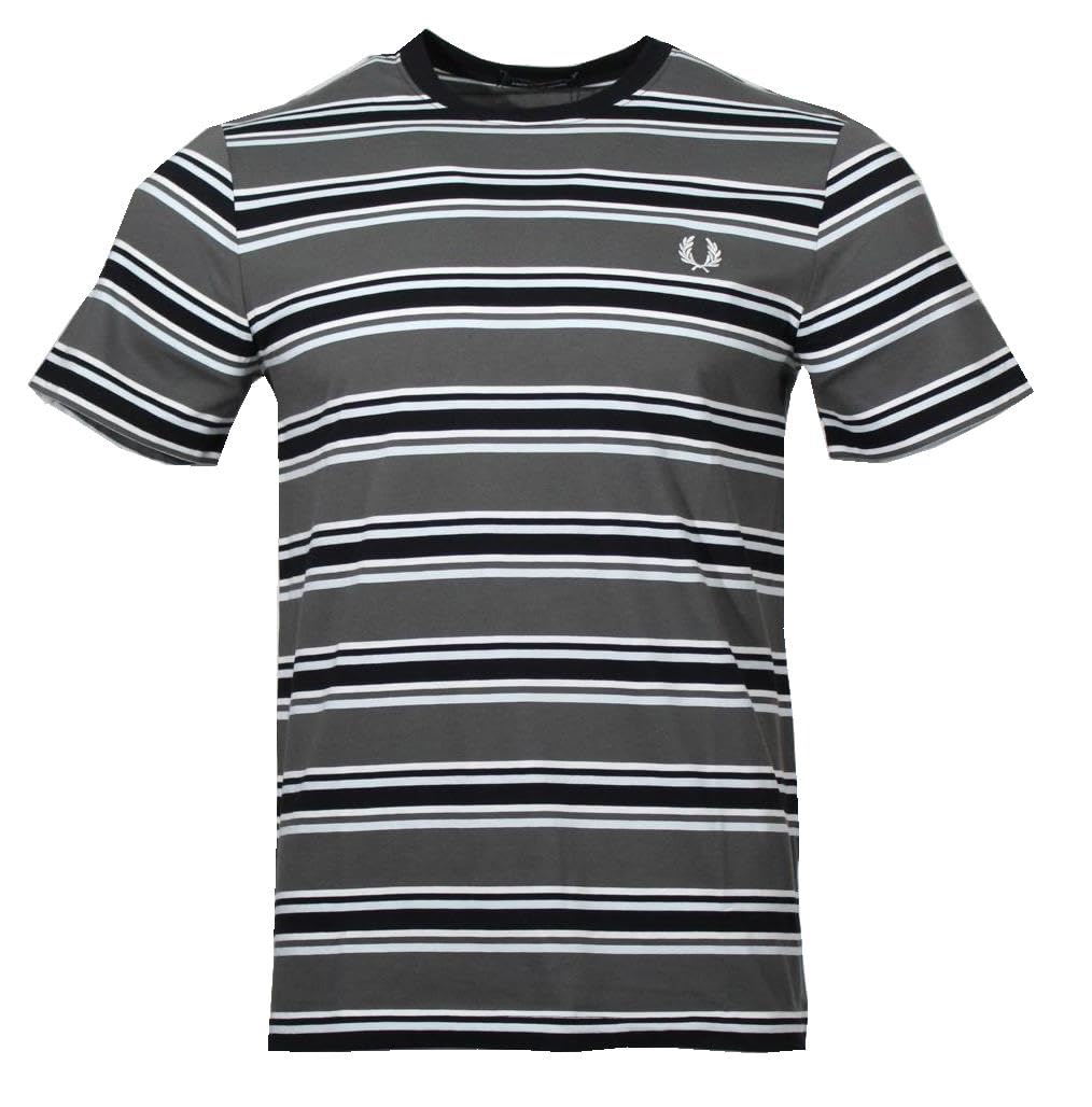 Fred Perry Camiseta de cuello redondo para hombre M6557