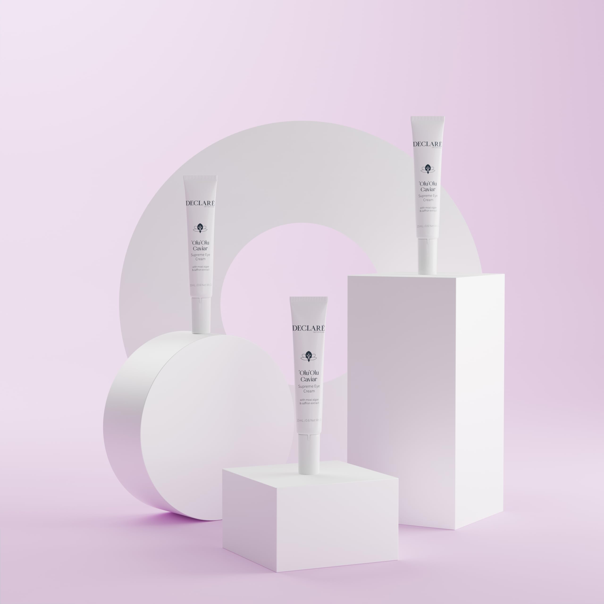 Declaré OluOlu Caviar Supreme Eye Cream 15 ml – Pflegende Augencreme für trockene Haut – Mit Moai Caviar, Safran Extrakt & Hyaluronsäure – Für ein zartes Hautgefühl rund um die Augen