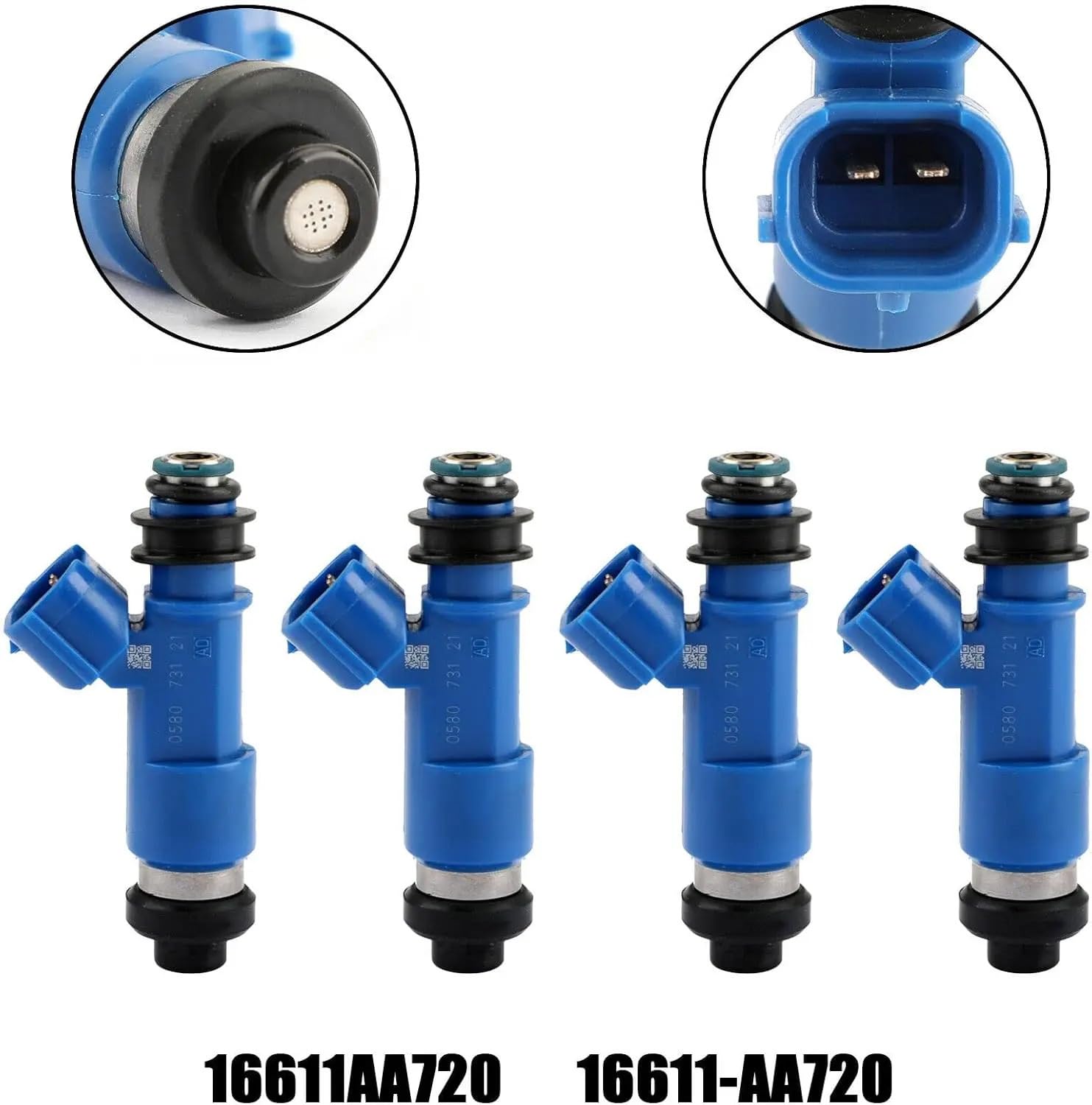 wtryskiwacz benzynowy Pasuje do Su & baru WRX/STI 2.5L 4 szt. Wtryskiwacza paliwa
