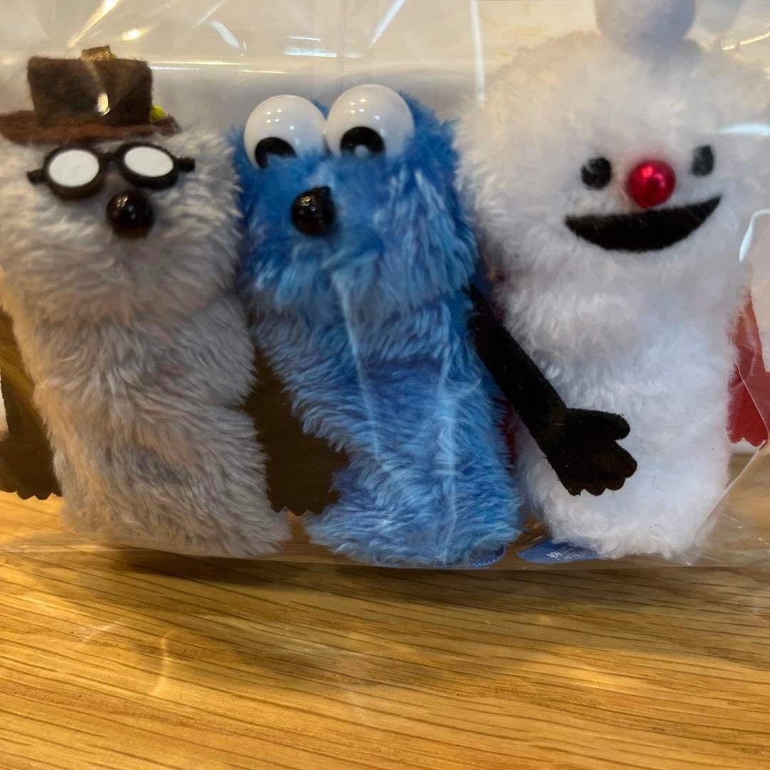 パペットスンスン フィンガーマスコット 3種 セット 指人形 パペット