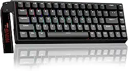 AULA Teclado mecânico para jogos WIN68 HE 60%, interruptor magnético de efeito Hall, modo de acionamento rápido, taxa de sondagem de 8000 Hz, retroiluminação RGB, teclado preto com fio para laptop/PC