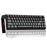 AULA WIN68 HE Mechanical Gaming Keyboard 60%, Hall Effect Magnetic Switch, Fast Trigger Mode Adjustable Actuation, 8000Hz Polling Rate, RGB Backlit, Wired Black Keyboard for Laptop/PC Gamer