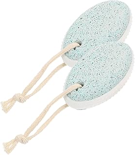 Mikinona 2 Pçs Banho Esfregando Pé Purificador Arquivo De Pé Ferramentas Pedicure Pedra Vulcânica Esfregando Pedra Portátil Pé Arquivo Cuidados Com A Pé Esfregando Placa