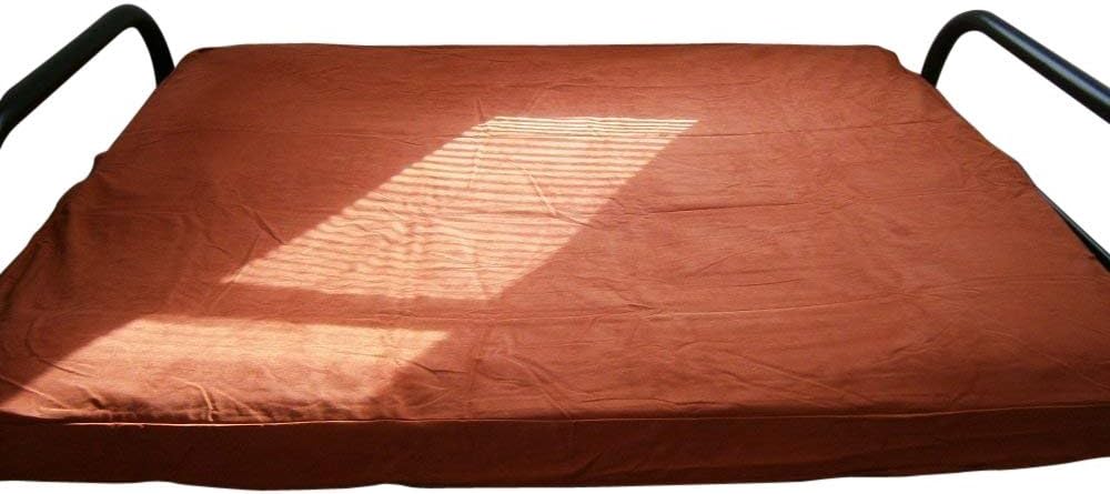 Octorose Full Size Chenille Grey and Oxford Two Tone Futon Cover (Chenille-Grey) : Home & Kitchen