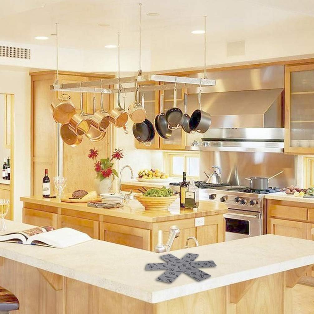 Cabilock 15pcs Pot and Pan Protector Set Pots Pans Dividers Cookware Protector Set Anti Slip Cookware Accessories for Christmas Party Table Supplies (Grey) : A: Home & Kitchen