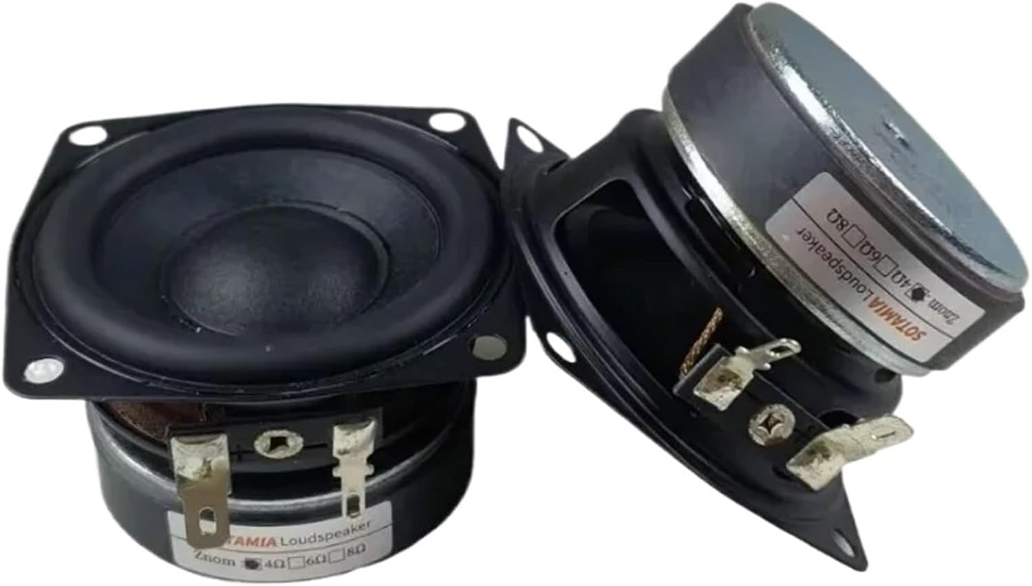 2Pcs 2.5 Inch Subwoofer Audio Power Speaker 4 Ohm 15W Low Frequency Speaker Sound Music Home Theater Loudspeaker