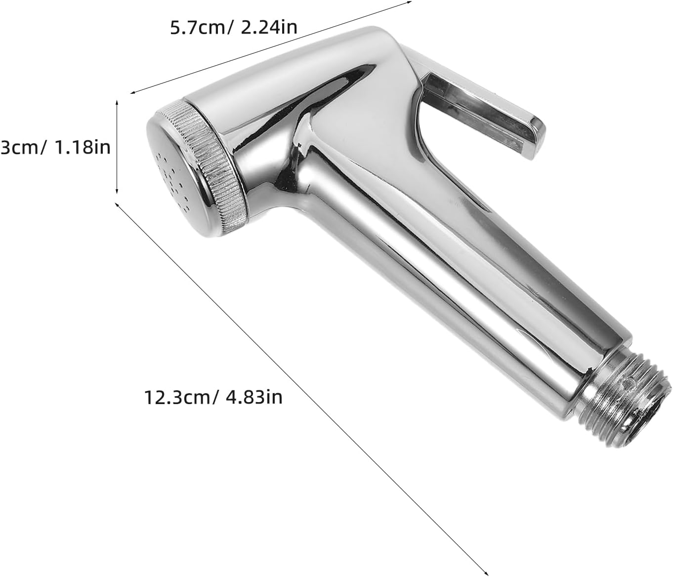 Bidet Sprayer Head Replacement: High-Pressure Handheld Rv Shower Toilet Cloth Diaper Sprayer Rinse Spray Head for Bathroom Cleaning
