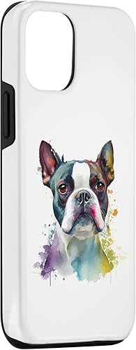 Miniatura 6 de Funda para iPhone 11 Boston Terrier Dog Colorido Pop Art Tie Dye Tri Color
