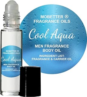 Cool Aqua Men Cologne Fragrance Body Oil