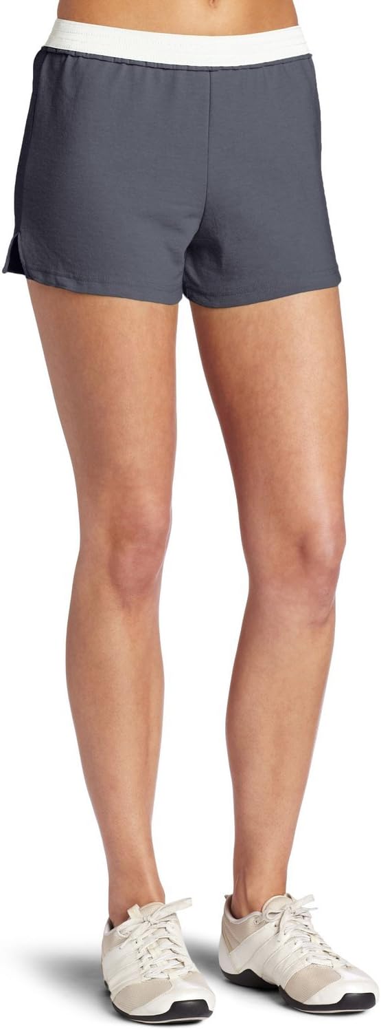 Soffe womens Authentic Cheer yoga shorts, Gunmetal (1-pack), X-Small US