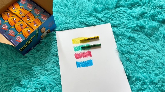 THE TWIDDLERS 288 Doosjes Waskrijtjes voor Kinderen - 4 Krijtjes per Doosje, 1.152 Totaal - Gemengd van kleur, Perfect voor Schoolklassen, Restaurants Bulk Kleurpotloden Activiteit en Feestzak