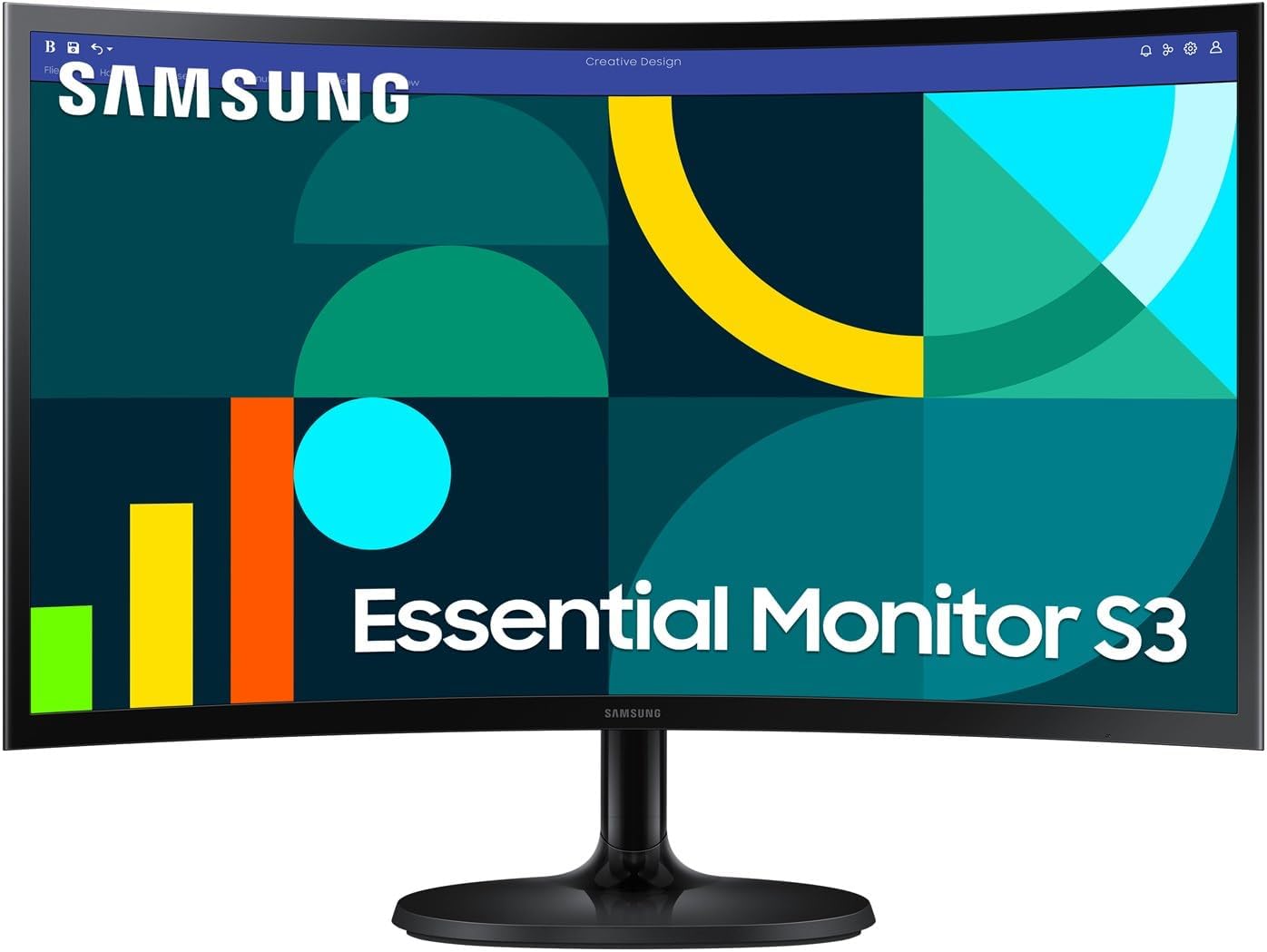 Samsung LS24D360GAUXEN Office Curved Monitor 61 cm (24 Inches)