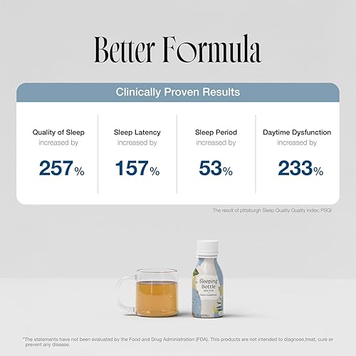 Miniatura 5 de Bebida Sleep Aid, sin melatonina, vegana, sin azúcar, sabor a cereza (3.4 onzas líquidas, paquete de 10)