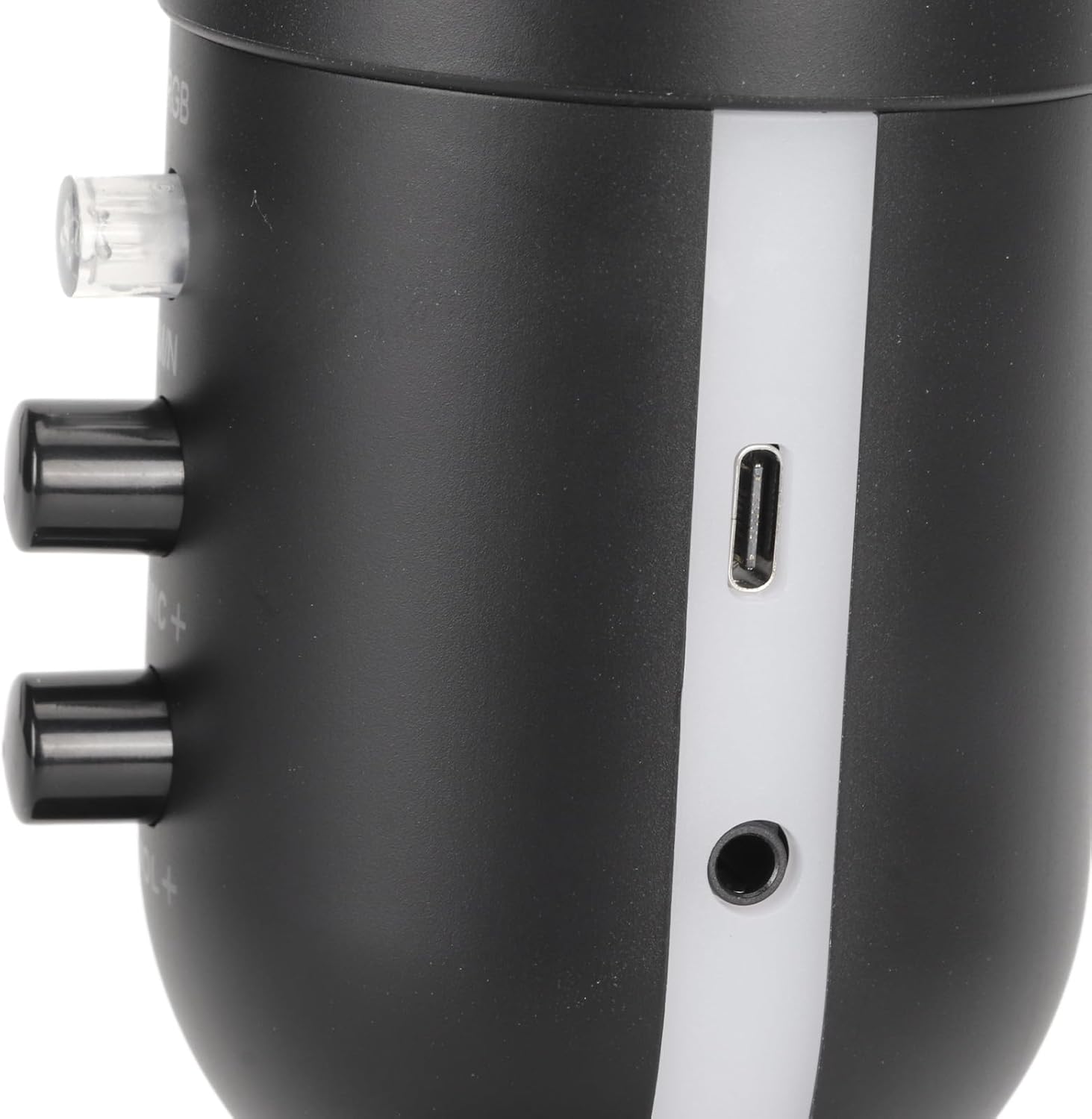 USB Condenser Microphone with Noise Canceling, RGB Light and Reverb Processing, Plug and Play Computer Mic for, OS X, YouTube, Twitch