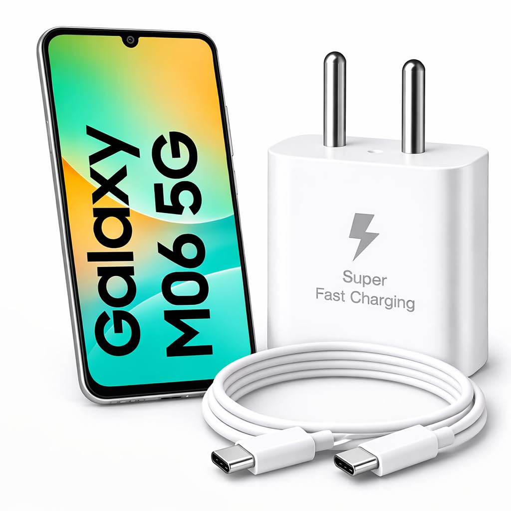 25W Charger for Samsung Galaxy M06 with Type-C to C Cable | Super Fast Charging PD Adapter for Galaxy S26/S25 Ultra, S24 FE, M17e/A36/A16, M15/M17/M55 5G, F17/F70e/Z Fold & S/A/M/F/Z Series Phones-image-48